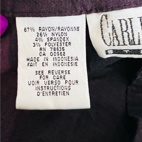 Carlie’s Court Stretch Ladies Button Down Shirt - Picture 5 of 5